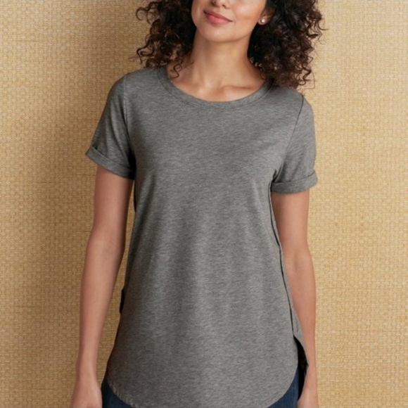 Soft Surroundings Iris Tee Pima Cotton - Size Med - Picture 1 of 10